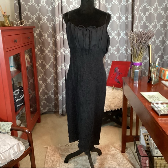 J.Crew Smocked Linen Dress - Picture 2 of 10